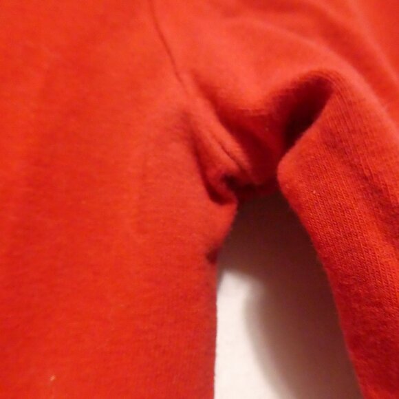 H&M | size 4 | Red Long Sleeve Scoop Neck Tee / T-Shirt - Picture 15 of 16
